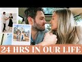 what we do for work, what we eat, exciting house update | 24 HOURS IN OUR LIFE