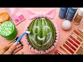 ASMR Makeup on Watermelon🍉 (No Talking)
