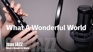 【jSAX】What A Wonderful World【Jazz】