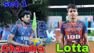 Day-9 | set-1 | DG vaishnav 🆚 IOB | fire match 🔥 Chandra on fire 😱 don't miss it 💥 #volleyball