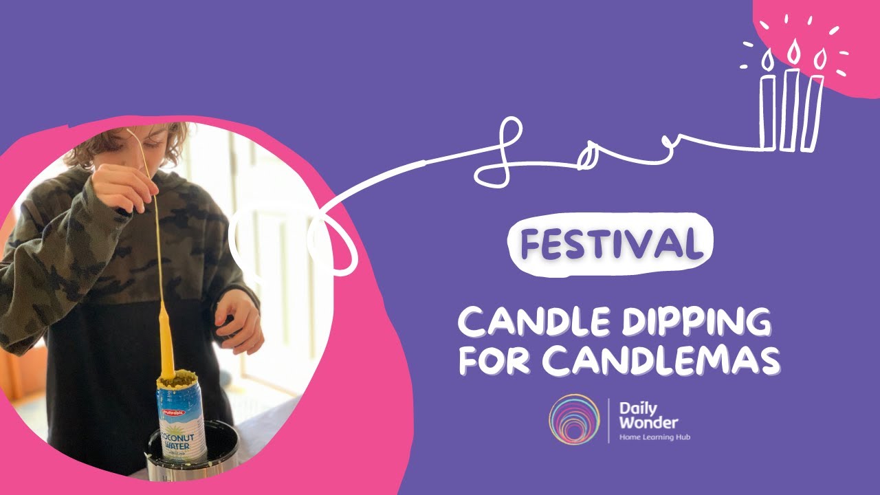 Candle Dipping for Candlemas YouTube