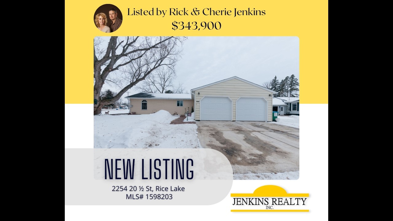 FOR SALE - 2254 20 1/2 St, Rice Lake, WI 54868