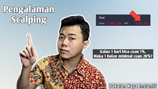 Share Pengalaman  Mencoba Jadi Full Time Trader Jalur Scalping | Bisa Konsisten Cuan 1% per hari?