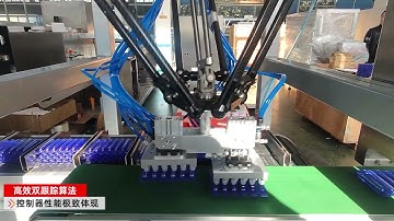 oral liquids case packer #deltarobot