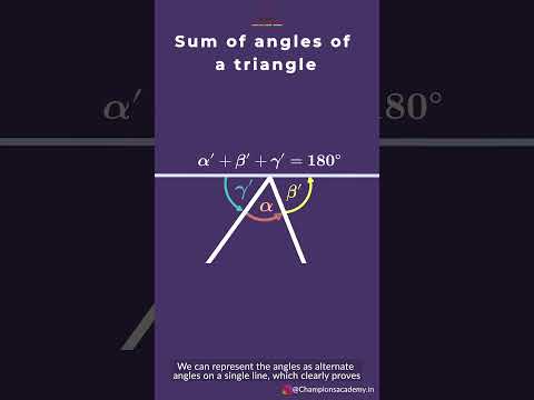 Sum of angles