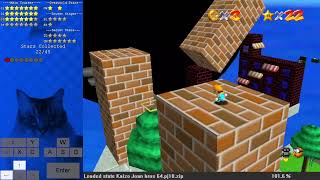 Super Joan Bros 64 1.5 Ozsefs Kaizo Adventure: Course 3 Kaizo Sky City [savestateless]