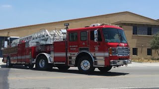 LAFD Truck 87 Responding