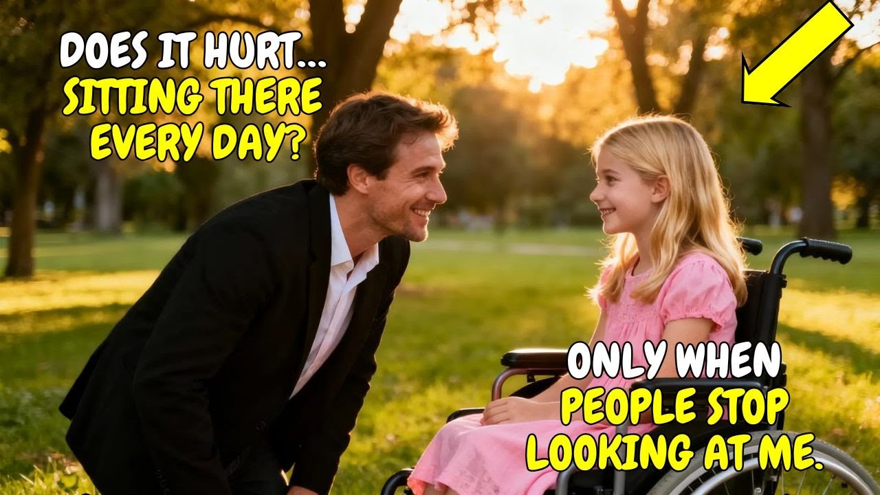 A BILLIONAIRE OFFERS TO ADOPT A GIRL IN A WHEELCHAIR — WHAT SHE SAYS BREAKS HIM
