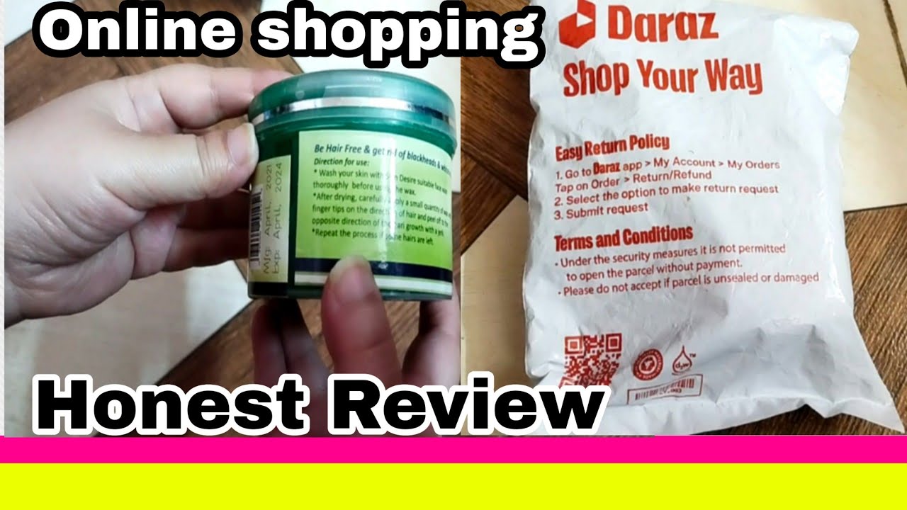 Finger wax online shopping Daraz shopping experience, unboxing