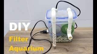 How To Make Diy Aquarium Filter Hanging Filter