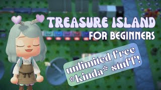 How you can go to TREASURE ISLANDS (Animal Crossing : New Horizons) | BEGINNERS GUIDE