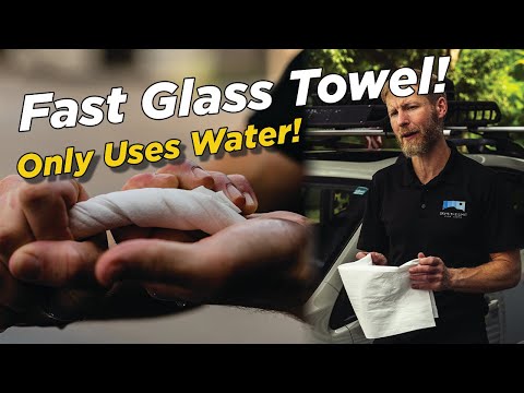 Cleaning your glass without chemicals? Fast Glass Towels. ◢◤ Sky's The Limit Car Care