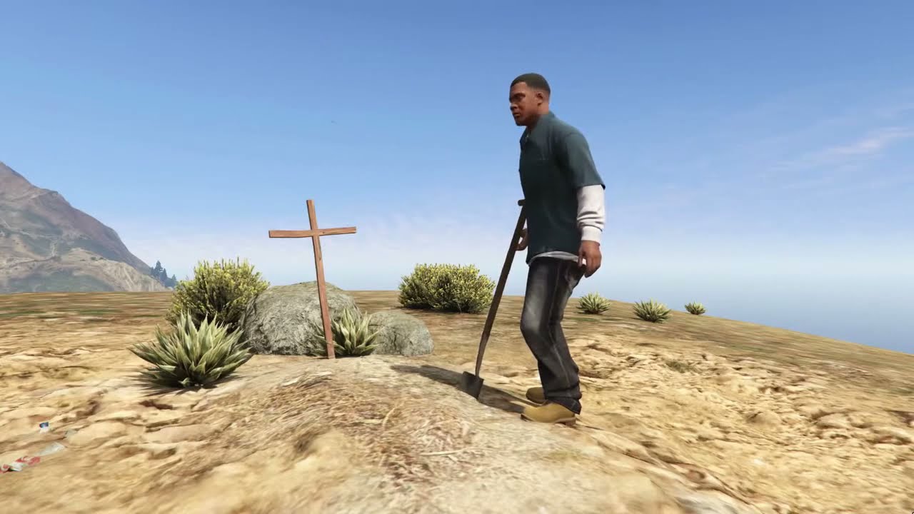 I Finally Found Cjs Grave In Gta 5 Youtube