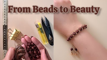 Turn Beads into a Beautiful Bracelet! | Step-by-Step DIY