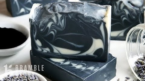 How to Make Lavender & Charcoal Soap - Natural Soap Recipe | Bramble Berry