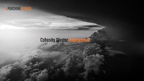 Cohesity Data Management Cluster Deployment