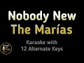 The Marías Nobody New Karaoke Instrumental Lower Higher Male Original Key