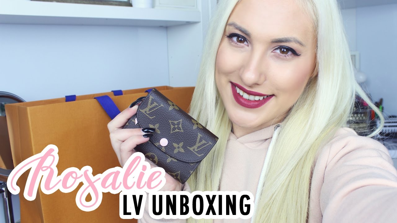 LOUIS VUITTON Rosalie Coin Purse Unboxing ♡ Stefy Puglisevich - YouTube