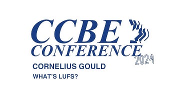 CCBE 2024 - Corny Gould