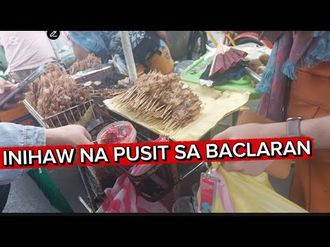 MASARAP DIN PALA ANG INIHAW NA PUSIT AT ISAWSAW SA MARAMING SIBUYAS