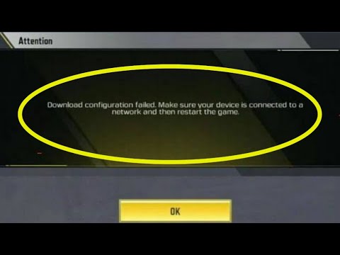 call of duty mobile download configuration failed