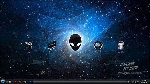 Transform Windows 7 to Alienware { Skin Pack }