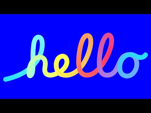 Gradient Stroke_After Effects Tutorial _Apple event 2021 Animation