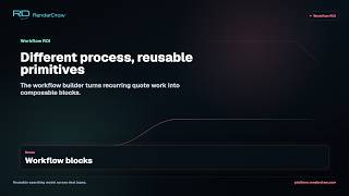 Configurable Workflow Primitives: Reusable Quoting Automation