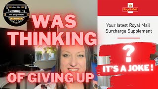 Amazon returns pallets update | Royal Mail surcharges and thoughts of giving up.!