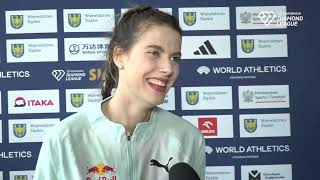 Yaroslava Mahuchikh Clears 2 Meters at Silesia Diamond League [Interview]