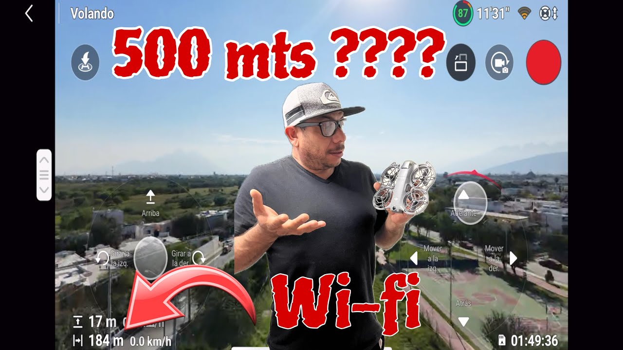 DJI NEO 2 PRUEBA DE DISTANCIA CON WIFI ( CELULAR )