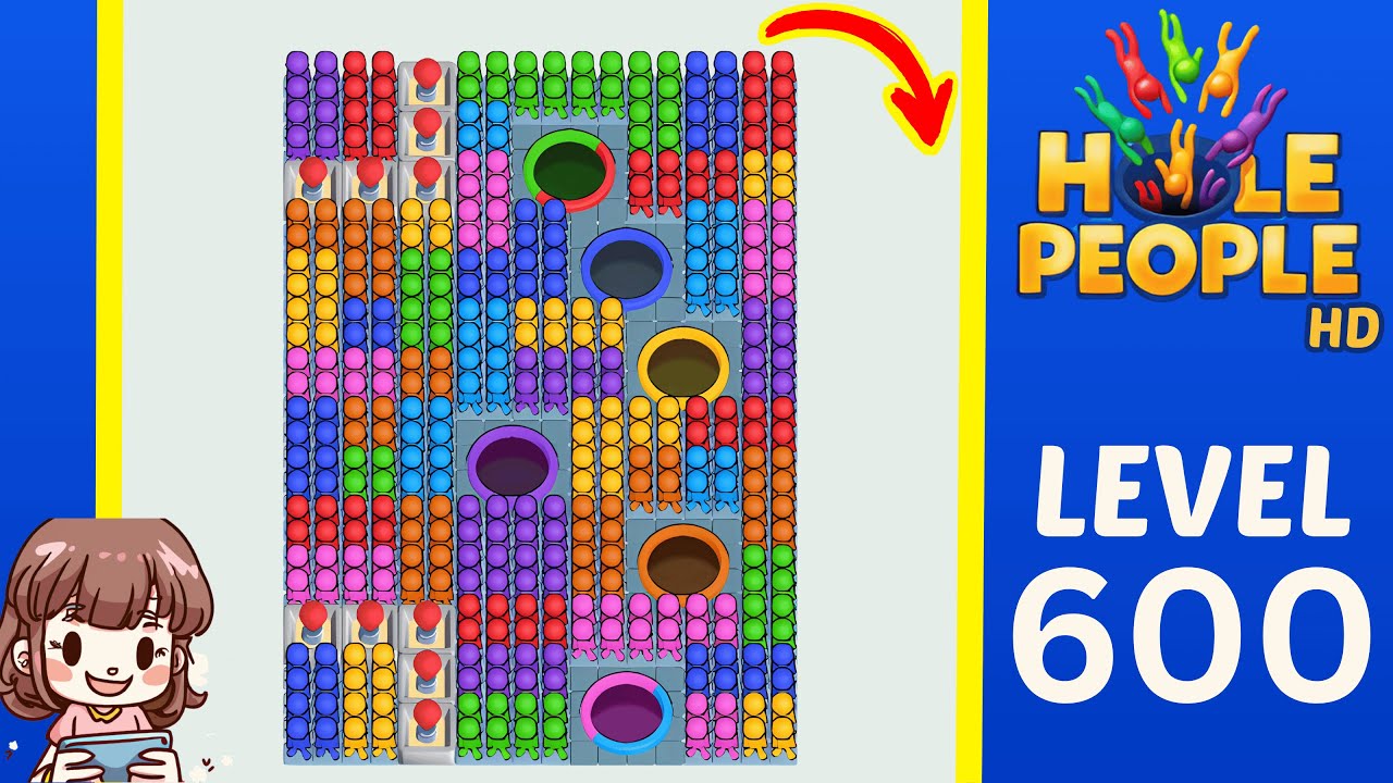 Hole People Level 600 Solution Walkthrough