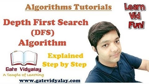 Depth First Search (DFS) Algorithm Step by Step | Graph Traversal Algorithms