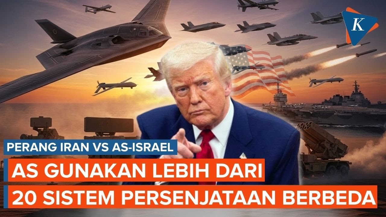 Perang Lawan Iran, AS Kerahkan Lebih dari 20 Sistem Persenjataan