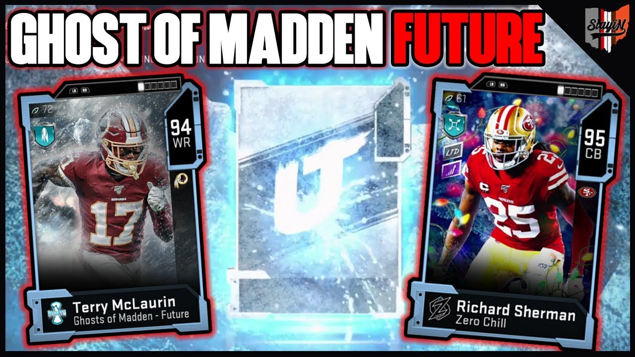 BIG PULLS! ZERO CHILL GHOST OF MADDEN FUTURE! LTD RICHARD SHERMAN! MADDEN 20 PACK OPENING
