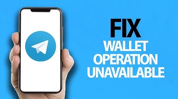 How To Fix Telegram App Wallet Operation Unavailable | Easy Quick Solution