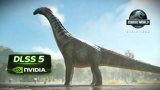 NVIDIA DLSS 5  TESTS 2  JURASSIC WORLD EVOLUTION 3 #jurassicworld