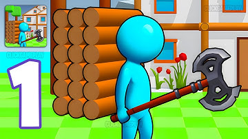 Craftheim Gameplay Walkthrough Part 1 - Tutorial Build A Home Sweet Home (Android,iOS)