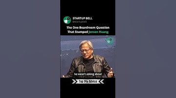 A simple question that rewired Jensen Huang
