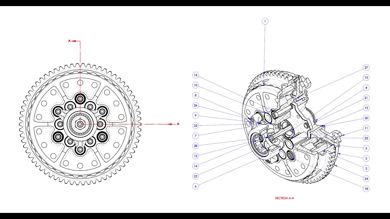 Open associated drawings of active document or selected components