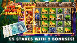 King Kong Cash Even Bigger Bananas 2 Slot! | £5 Stakes! | Mr Gamble screenshot 4