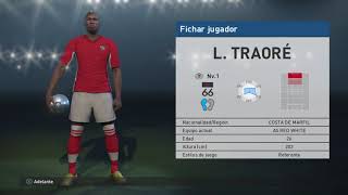 AMADO Y ODIADO LACINA TRAORE PES 2017 PS4 MY CLUB COMBINACION 100% 3