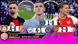 SANGAR! Leverkusen Belum Terkalahkan 😱 City Pesta Gol Foden Hattrick 🔥 Arsenal Vs Luton 2-0