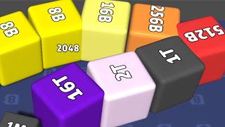 Cube 2048.io Game 🎲 A NEW GAME  2026🎲 CUBES SNAKE 2048.io Gameplay screenshot 4