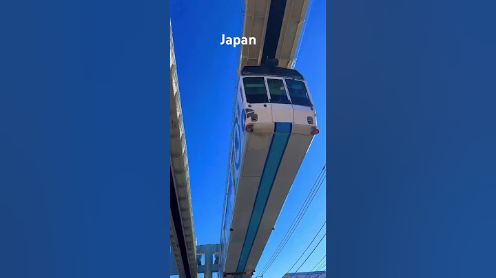 القطار المعلق في اليابان #japan#tiktok