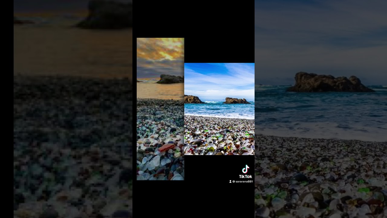 Beautiful California’s Glass beach,