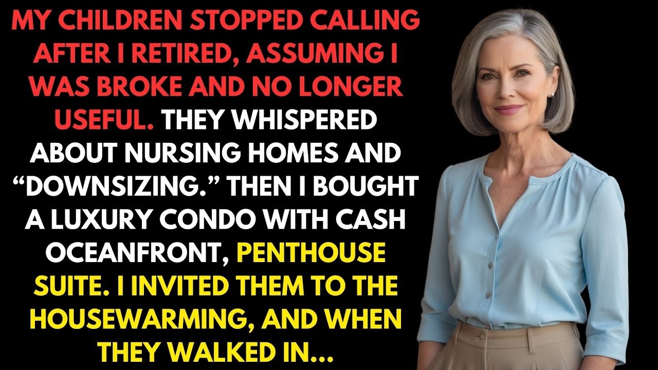 My Children Thought I Was Broke After Retirement—Then I Bought A Luxury Condo With Cash