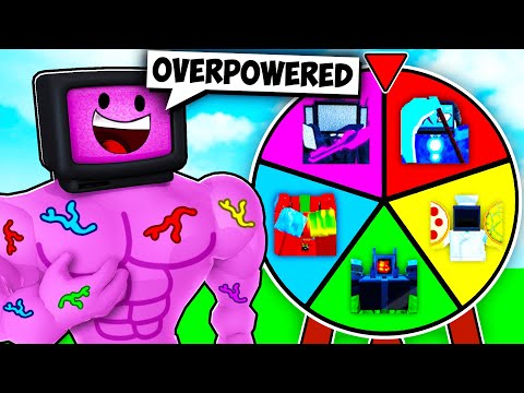 SPIN the OVERPOWERED Wheel In TOILET TOWER DEFENSE