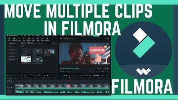 How To Move Multiple Clips On Timeline In Filmora