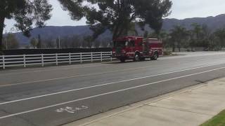 Riverside County fire E85, E-11 (both reserve) responding to a wildland Fire